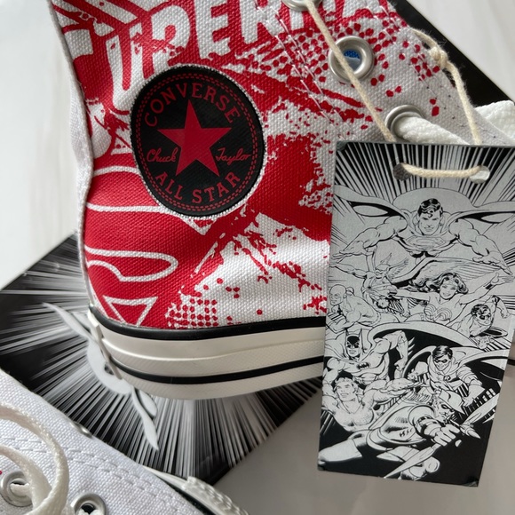 Converse Chuck Taylor DC comic superman nwt - Picture 5 of 10